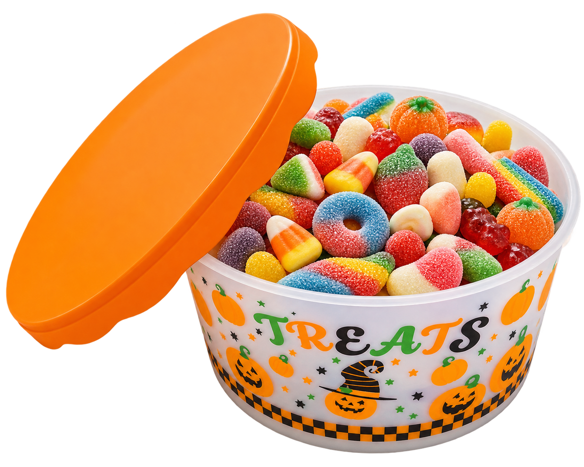 Large Halloween Candy Salad Container