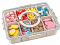 Large Beige Snackle Box