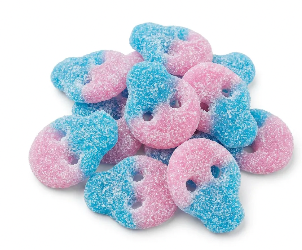 Bubblegum Sour Fizzy Skulls